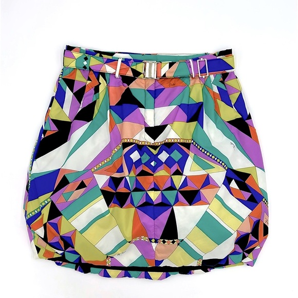 Authentic Emilio Pucci F/W 2008 Matthew Williamson Bubble Hem Skirt